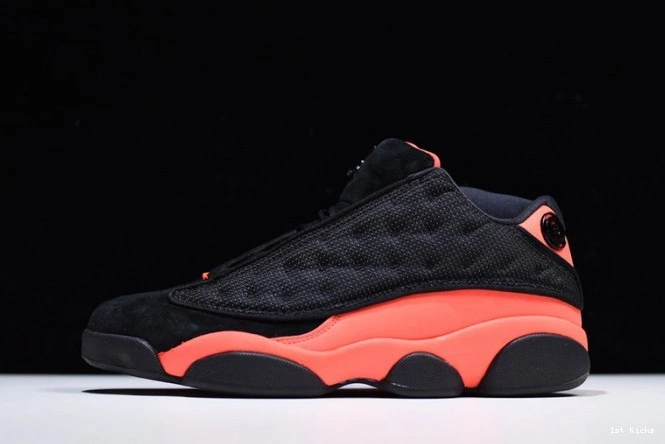 1st Kicks Shoes x 13 Low AT3102-006 Black Clot Jordan Air Infrared 0815